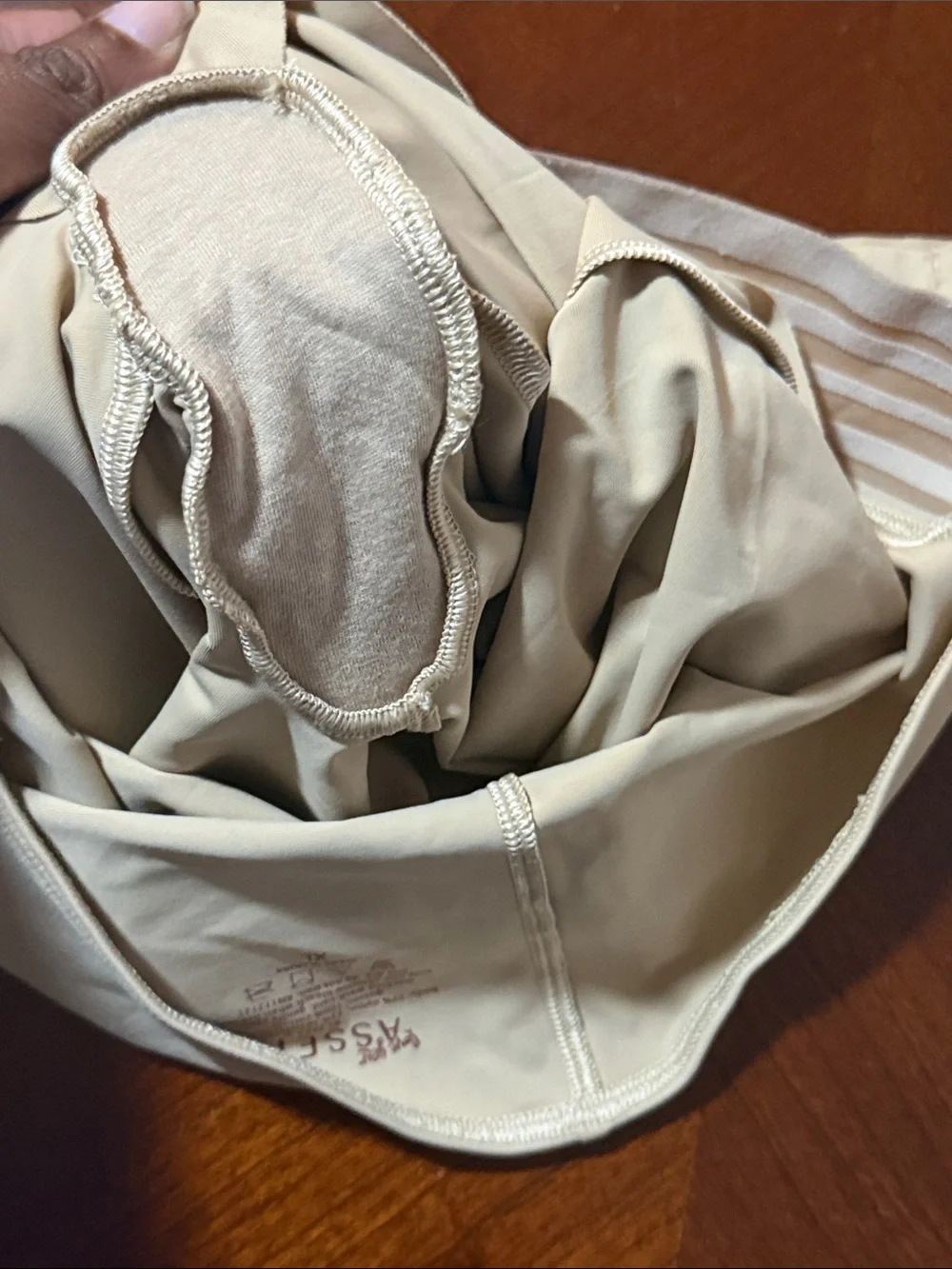 SPANX High-Waist Shaping Bike Shorts — tan sz XL compression